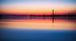 Tranquil sunrise industry